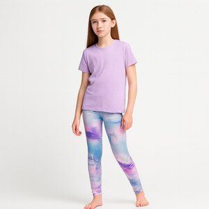 Old Navy Pastel High-Rise Leggings Pastel Multicolor Size Large 10-12 New